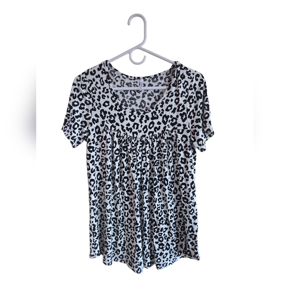 Longyuan Leopard Print Women's Top